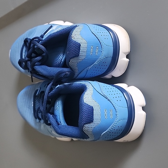 UNDER ARMOUR Womens Micro G Speed White/Blue Running Shoes Sneakers size 8.5 - Picture 3 of 4